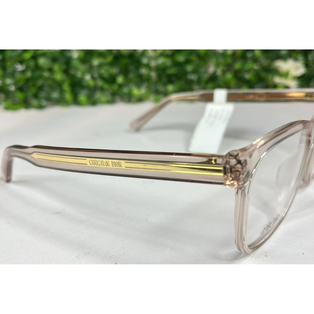 Christian Dior Spirito Square Clear Eyeglasses Frames 53-17- 140 - PREOWNED - Picture 3 of 10